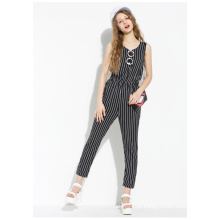 2015 New Arrival Special Design Stripe Jumpsuit para as Mulheres